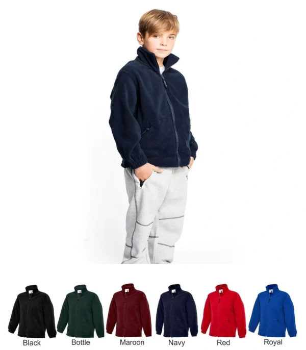 Uneek UC603 Children's Classic Full Zip Fleece Jacket